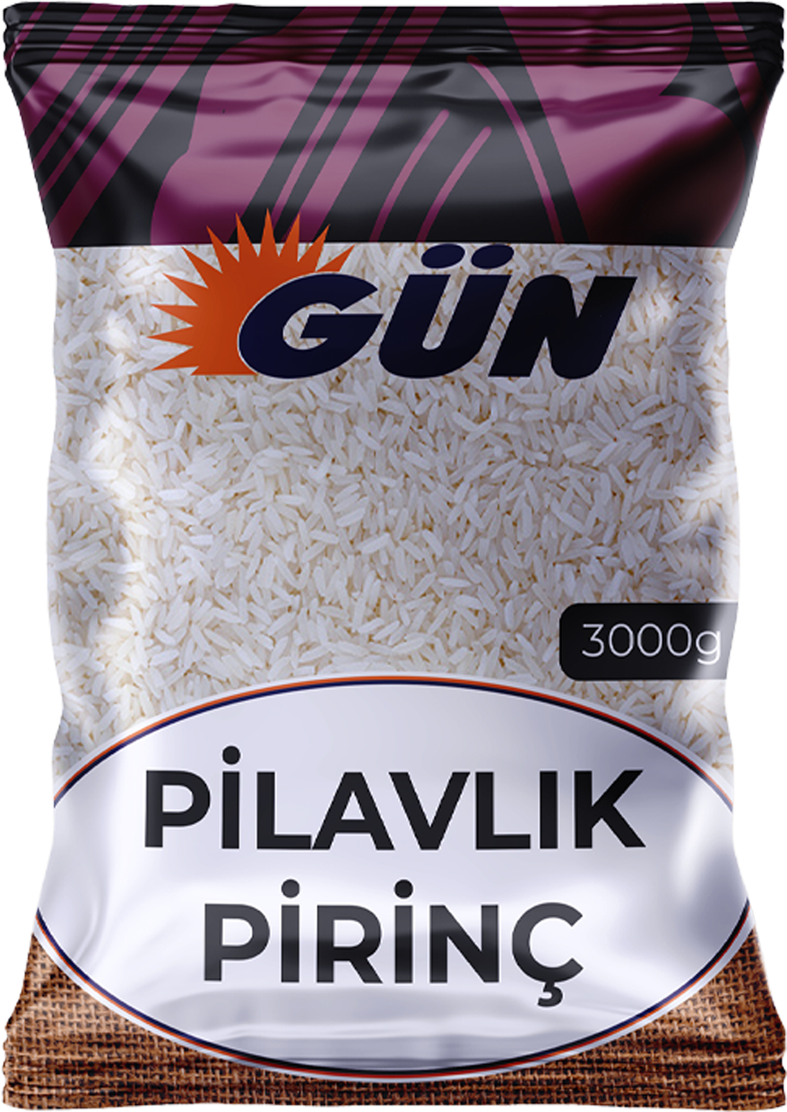 Gün Pilavlık Pirinç 3 Kg